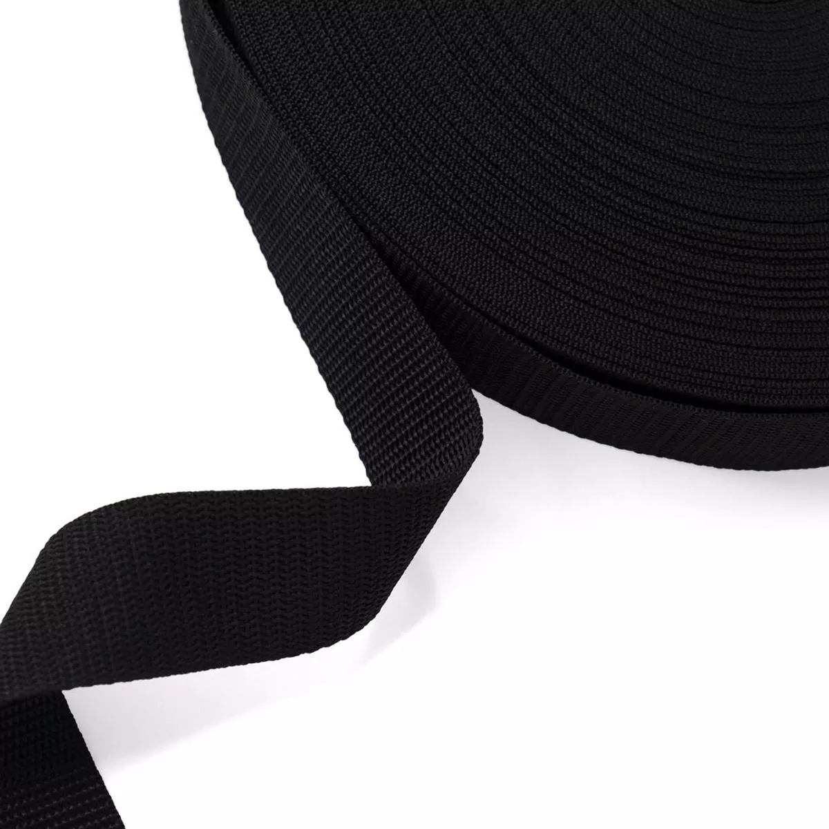1.5 (38mm) Polypropylene Webbing – Black –Meter