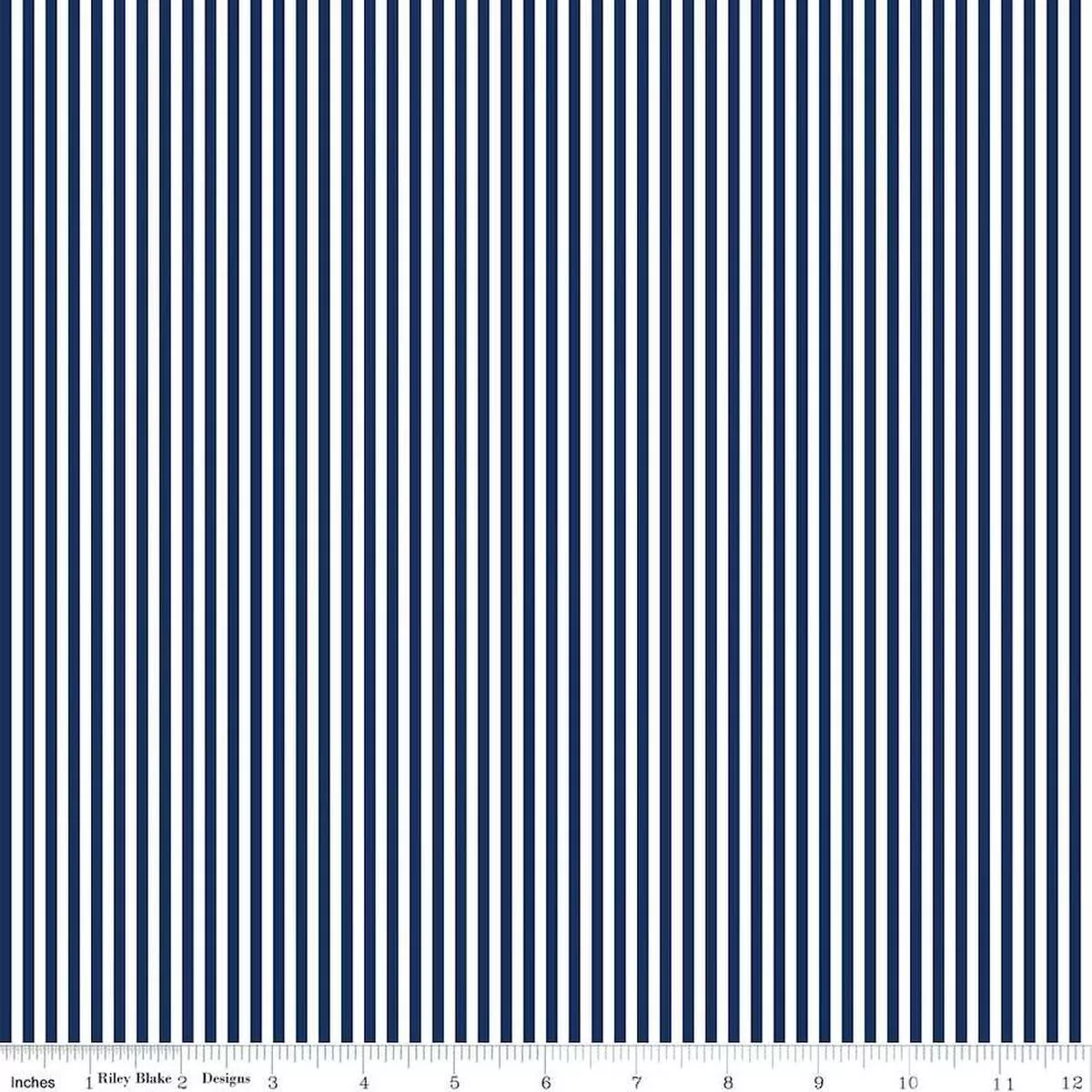 1-8-stripe-navy-by-riley-blake-designs 1/8″ Stripe Navy by Riley Blake Designs