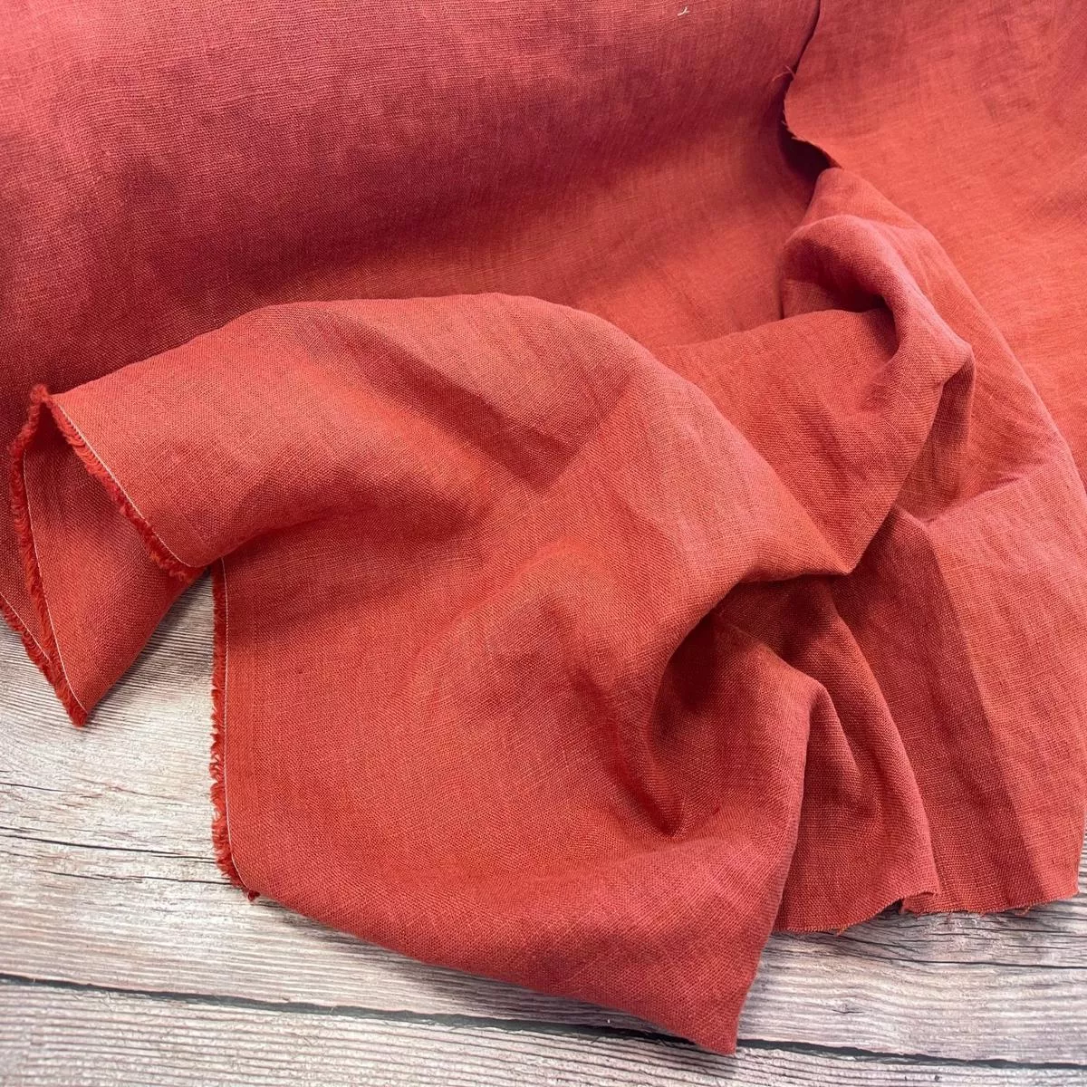 100-softened-linen-brick-red-brick-205-g-m 100% Softened Linen – Brick Red | Brick 205 g/m