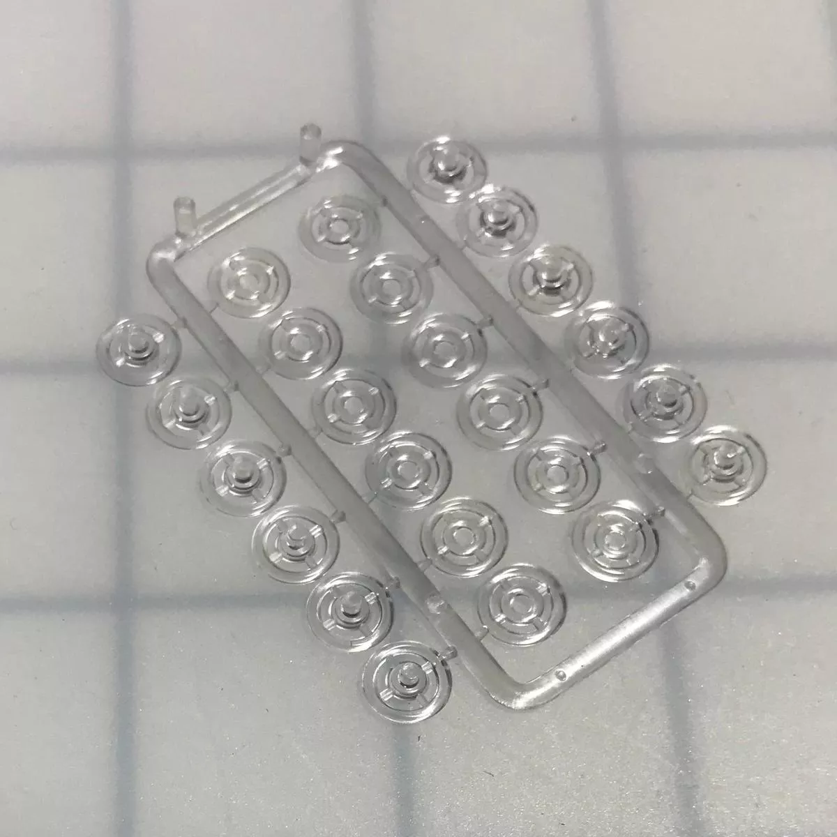 12 Count Clear Sew on Snaps