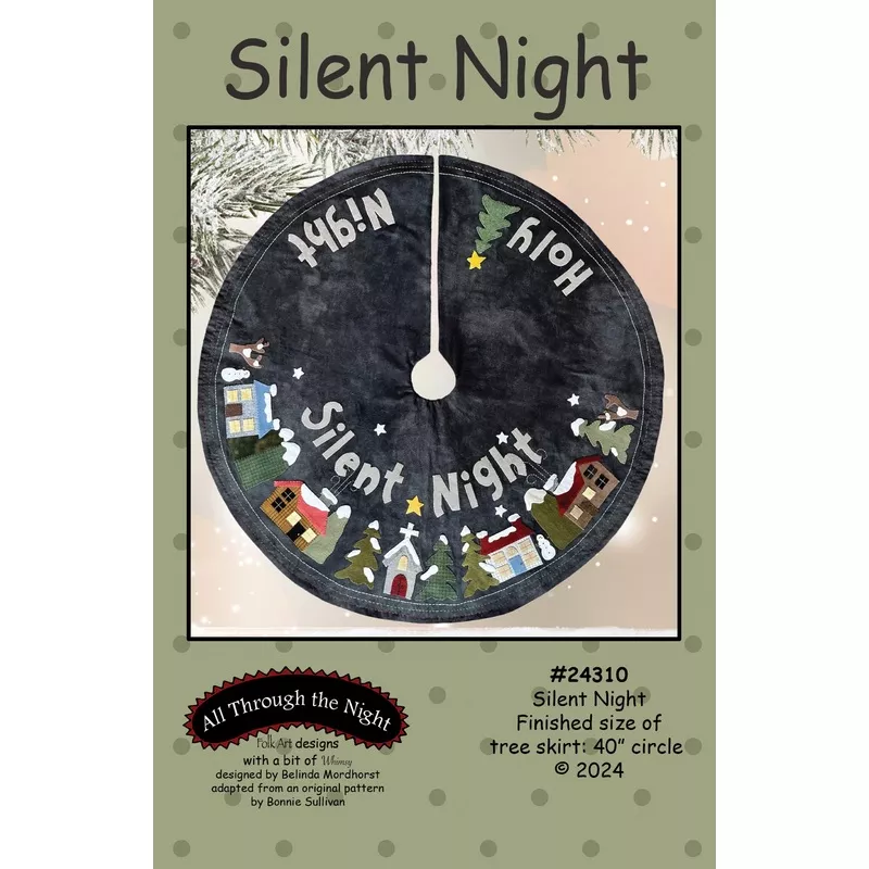 24310-silent-night-tree-skirt #24310 Silent Night Tree Skirt