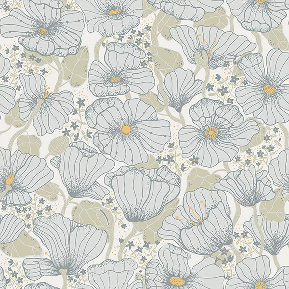 2932-65110-matilda-blue-poppy-fields-wallpaper 2932-65110 Matilda Blue Poppy Fields Wallpaper