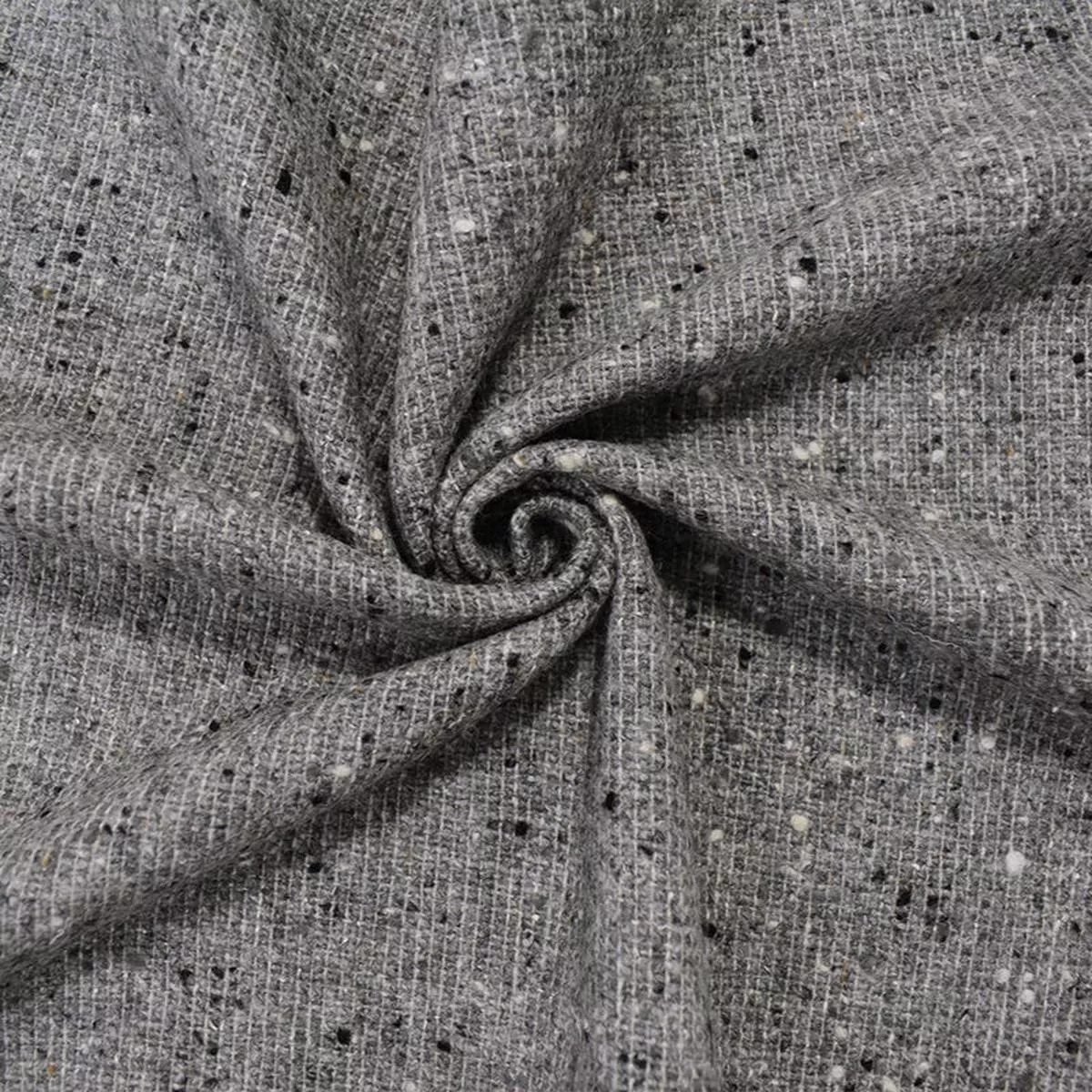 8-yd-pc-gray-black-ivory-wool-rayon-texture-dobby-woven-jacketing-fabric 8 YD PC-Gray-Black-Ivory Wool Rayon Texture Dobby Woven Jacketing Fabric