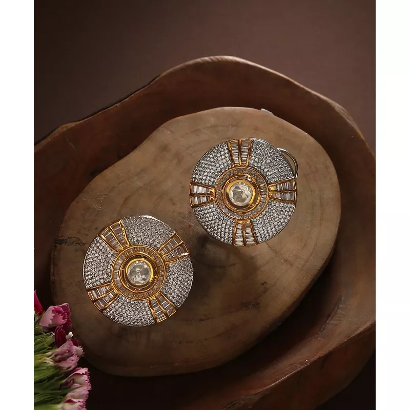 aafa-handcrafted-earrings-with-stones Aafa Handcrafted Earrings With Stones