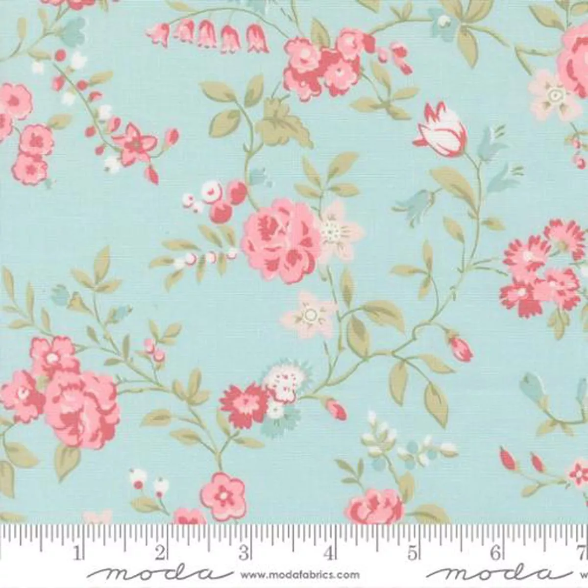 Abide Light Blue Yardage for Moda – 18790 14 – PRICE PER 1/2 YARD