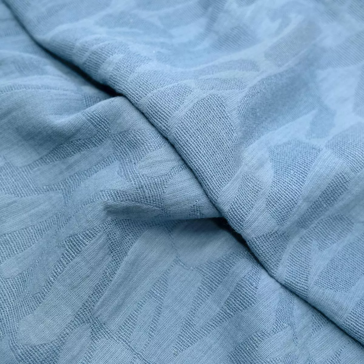 Abstract Textured Cotton Blend Jacquard – Pond