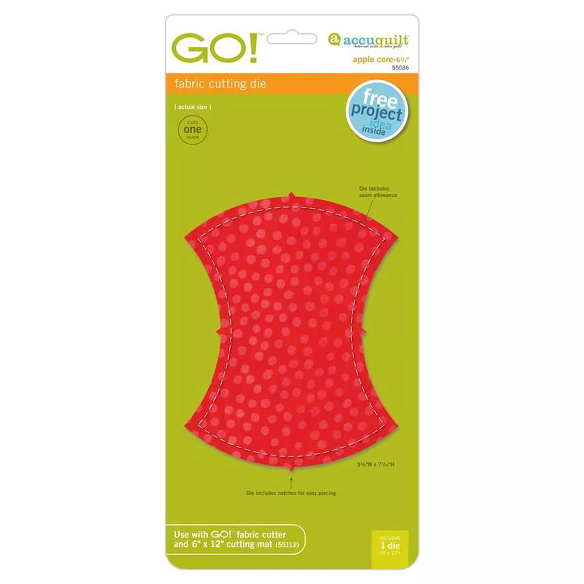 accuquilt-go-apple-core-die-55036 AccuQuilt GO! Apple Core Die 55036