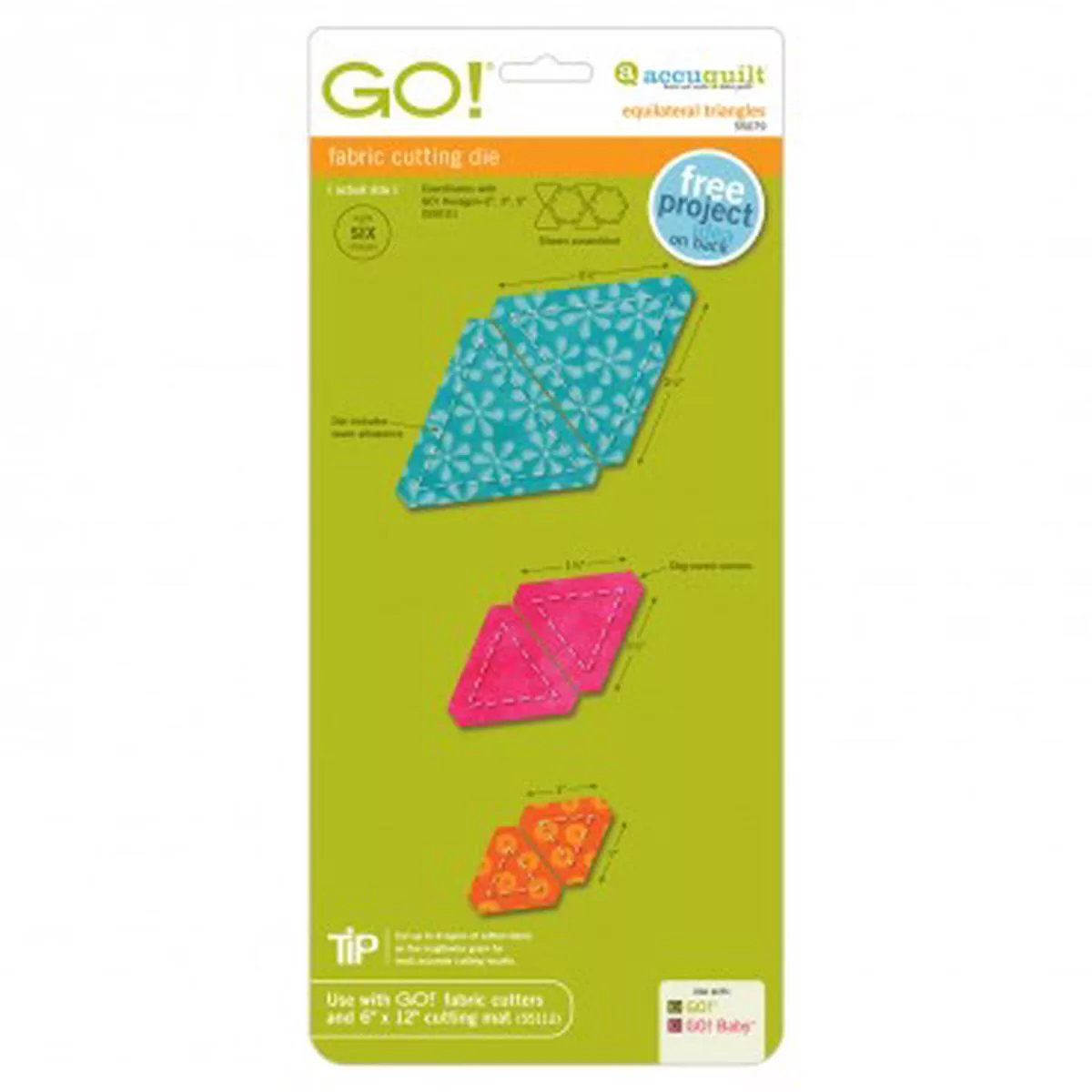accuquilt-go-die-equilateral-triangles-55079 AccuQuilt GO! Die Equilateral Triangles 55079