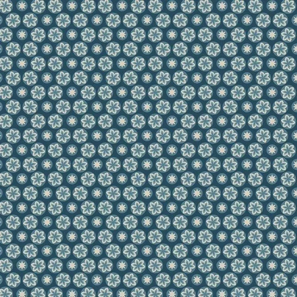 Andover – Cocoa Blue – Starfruit – Indigo, Fabric by the Yard
