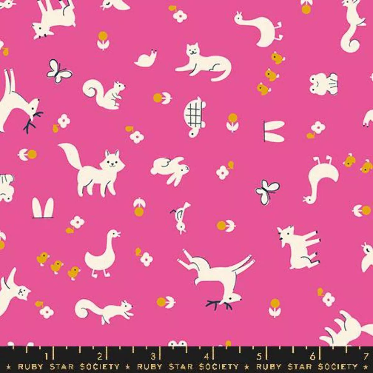 Animal Toss Raspberry by Ruby Star Society