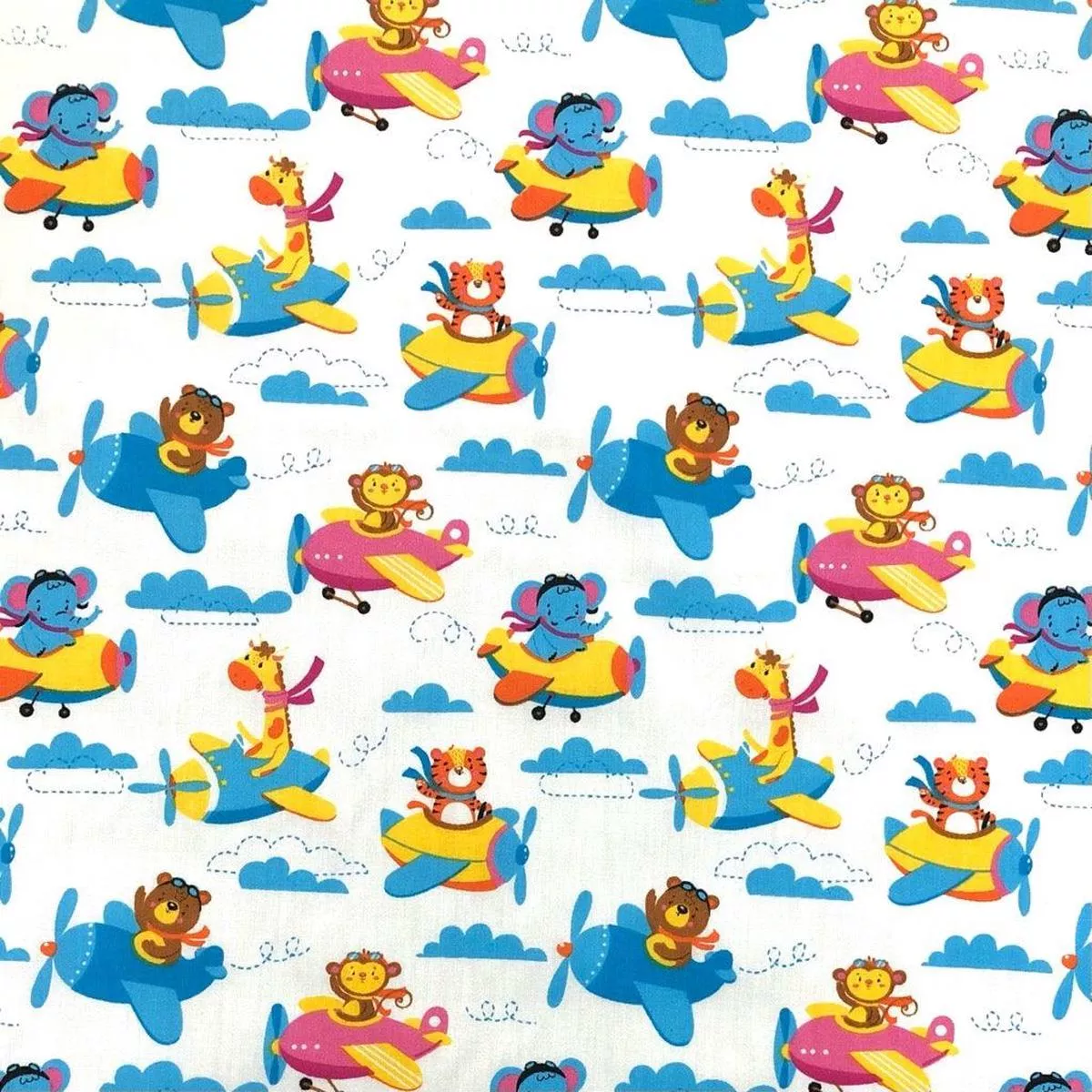 animals-in-aeroplanes-polycotton-fabric Animals in Aeroplanes Polycotton Fabric