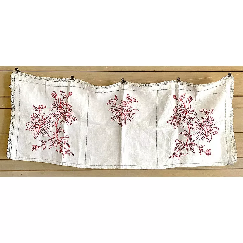 antique-shelf-liner-or-panel-exotic-floral Antique Shelf Liner or Panel / Exotic Floral