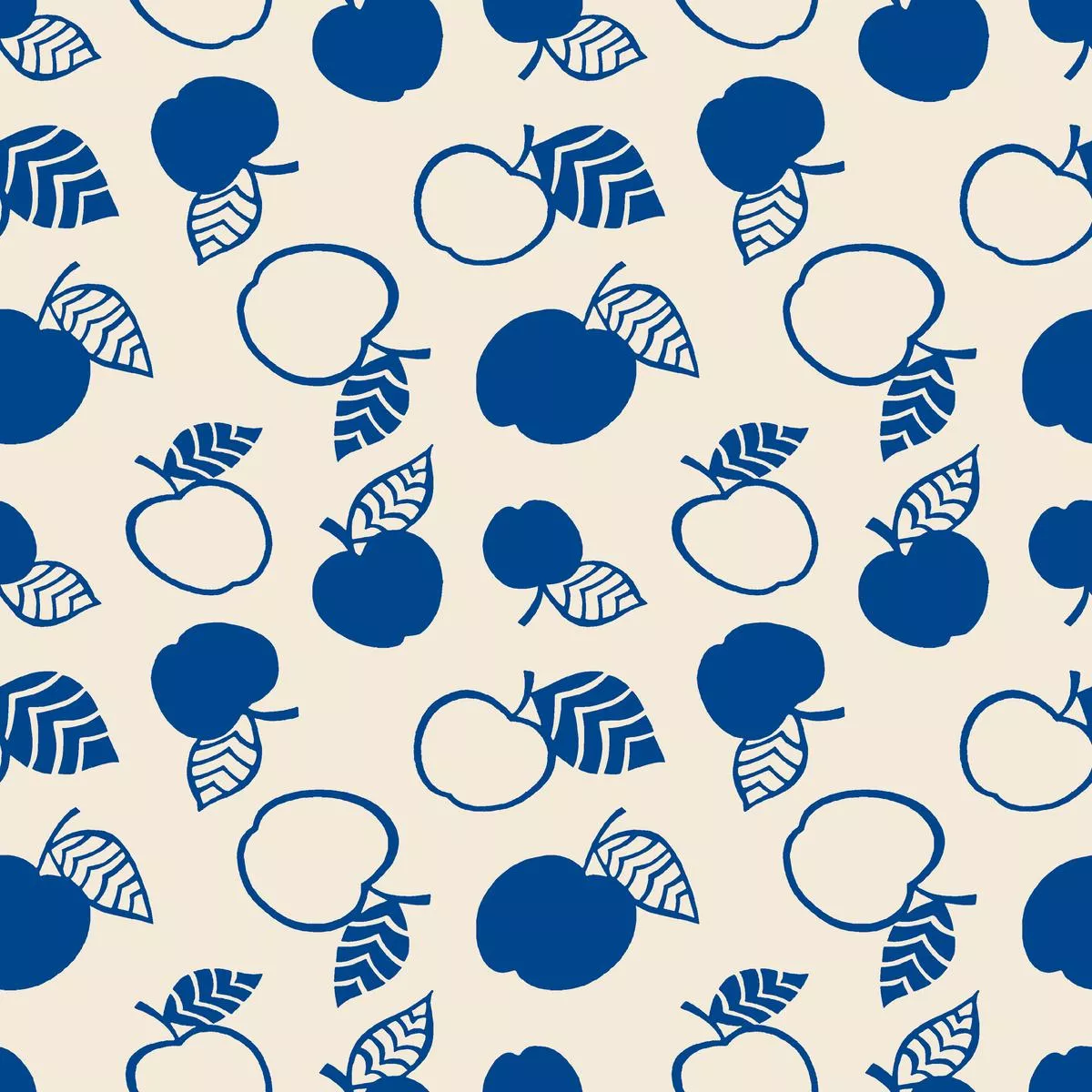 Apple Orchard – Minimalist Fruit Fabric