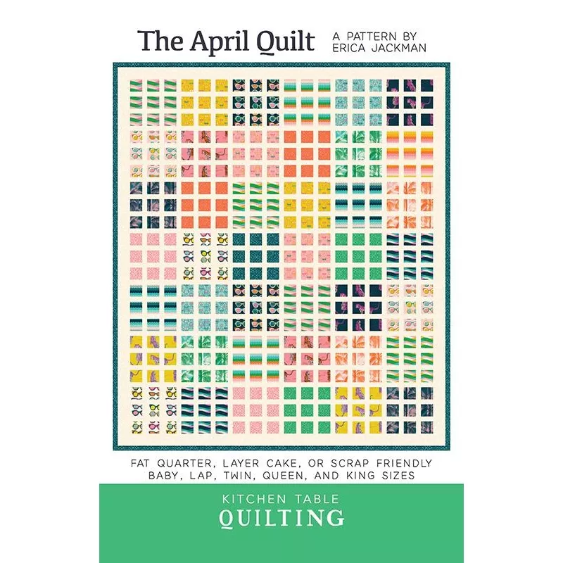 april-quilt-pattern-ktq192by-kitchen-table-quilting-5-sizes The April Quilt Pattern KTQ192by Kitchen Table Quilting 5 sizes