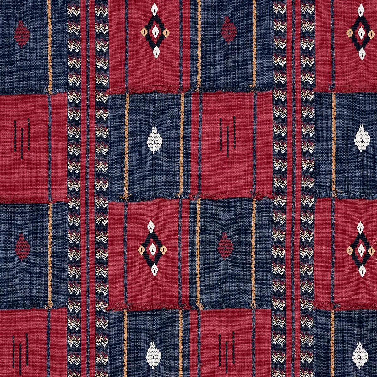 ARAVALI PATCHWORK CERISE AND INK