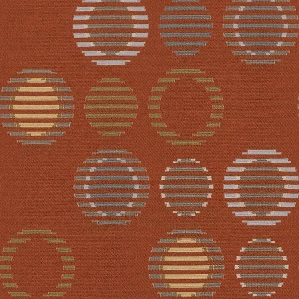 arc-com-cirque-paprika-geometric-crypton-orange-upholstery-fabric Arc-Com Cirque Paprika Geometric Crypton Orange Upholstery Fabric