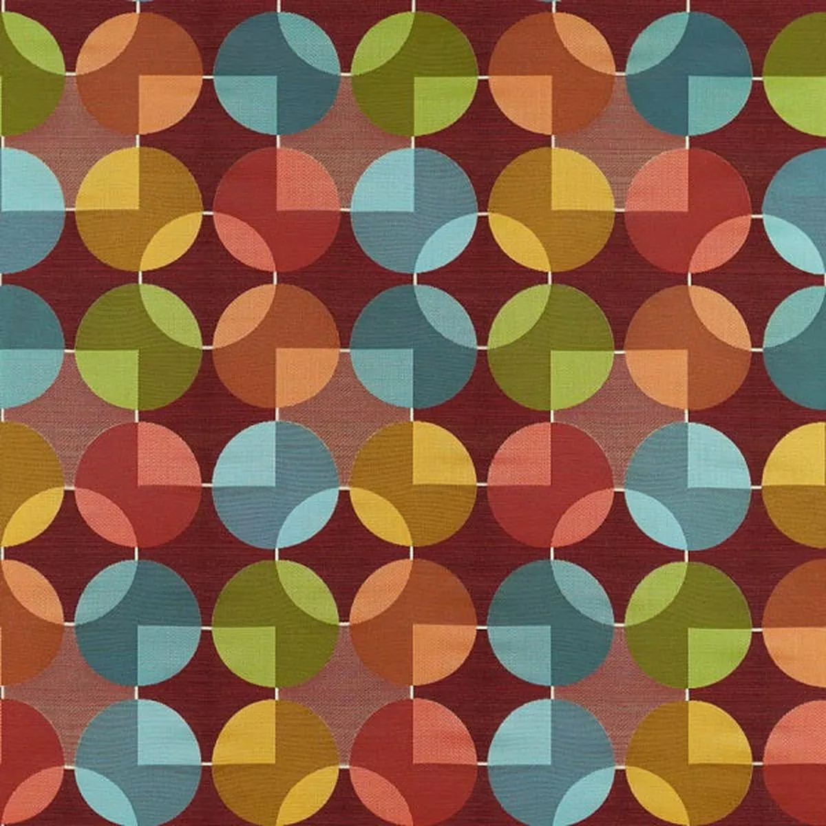 arc-com-compass-garnet-red-geometric-upholstery-fabric Arc-Com Compass Garnet Red Geometric Upholstery Fabric