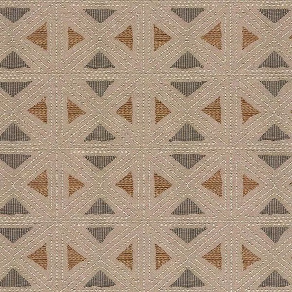 arc-com-geostitch-stone-textured-triangles-brown-upholstery-fabric Arc-Com Geostitch Stone Textured Triangles Brown Upholstery Fabric