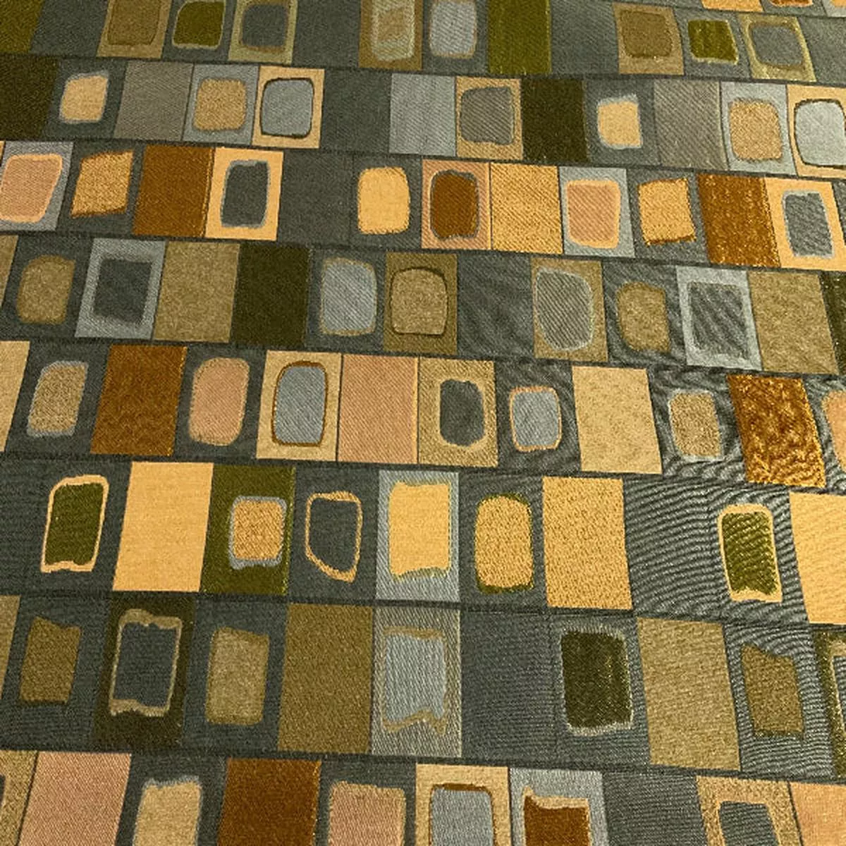 arc-com-sagrada-mallard-geometric-upholstery-fabric Arc-Com Sagrada Mallard Geometric Upholstery Fabric