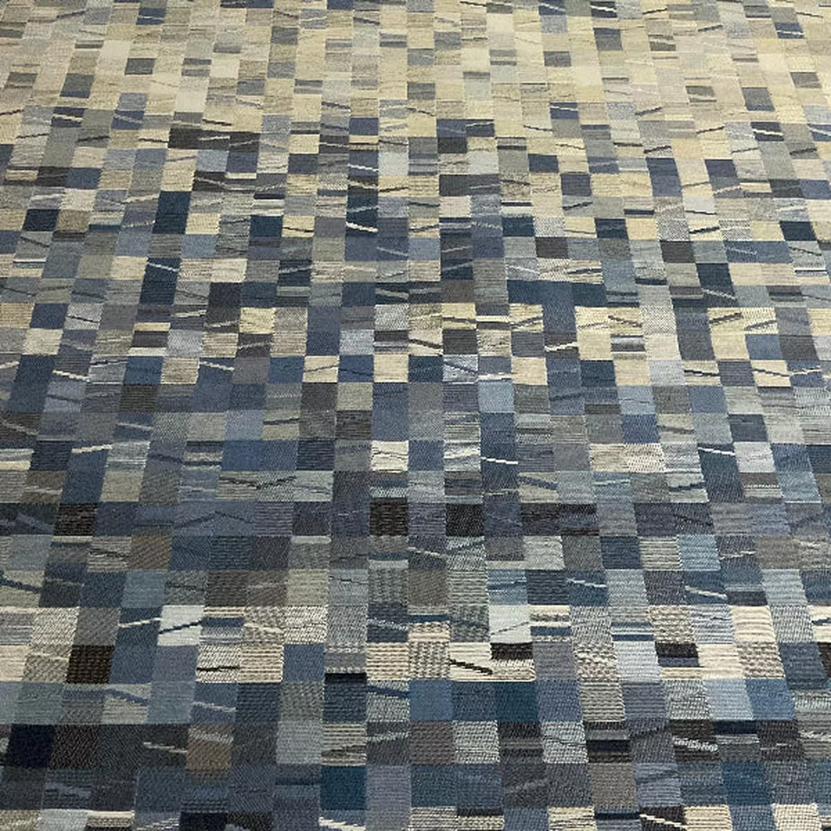 arc-com-shift-midnight-geometric-blue-upholstery-fabric Arc-Com Shift Midnight Geometric Blue Upholstery Fabric