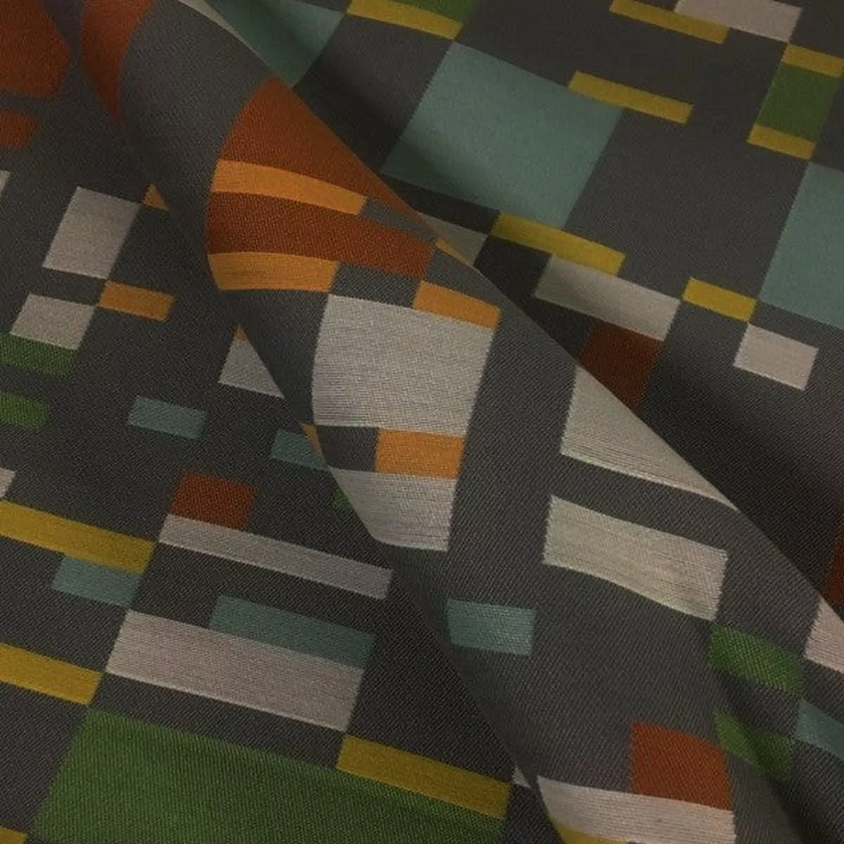 arc-com-square-one-fog-geometric-gray-upholstery-fabric Arc-Com Square One Fog Geometric Gray Upholstery Fabric