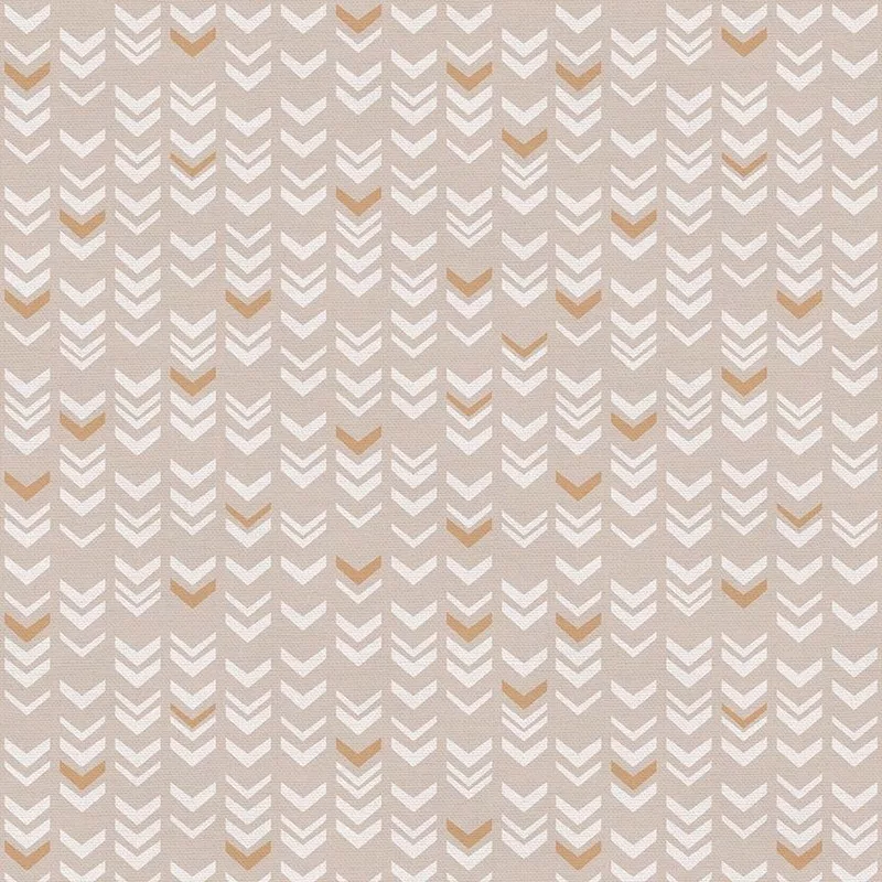 Arrow Stripes in Taupe