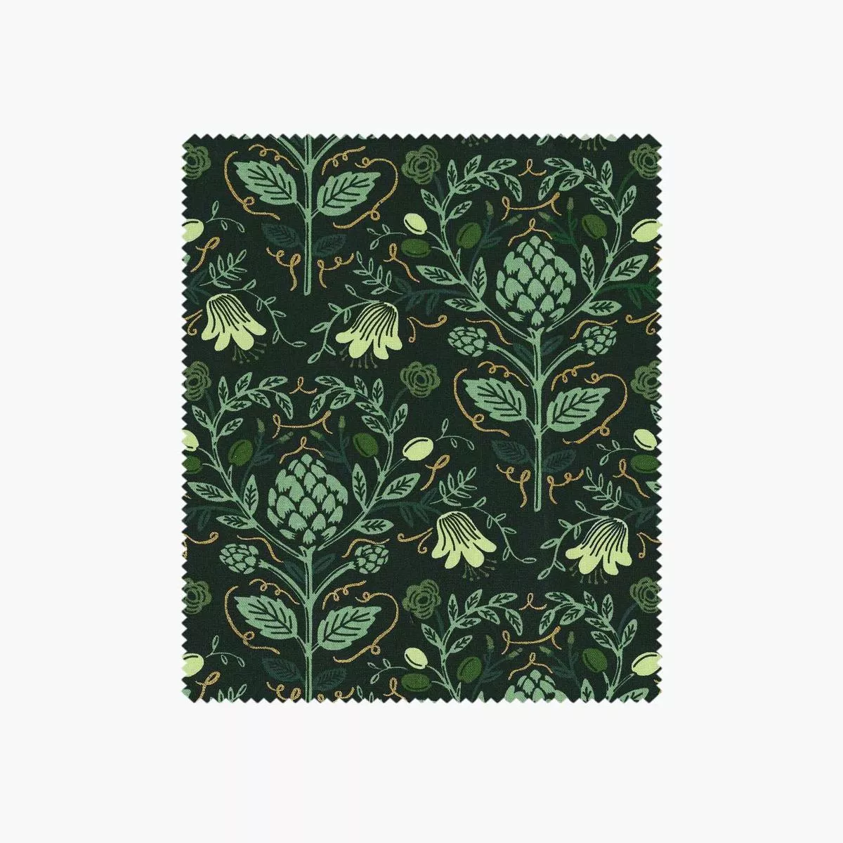 artichoke-canvas-metallic-fabric-hunter Artichoke Canvas Metallic Fabric – Hunter
