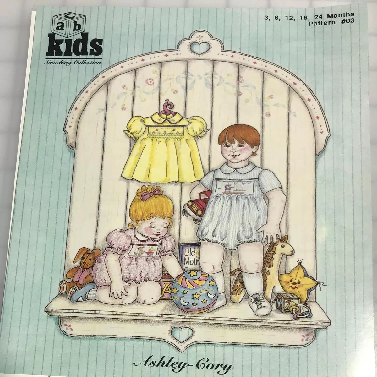 Ashley – Cory sz 3mo-24mo Smocking ABC Kids Sewing Pattern