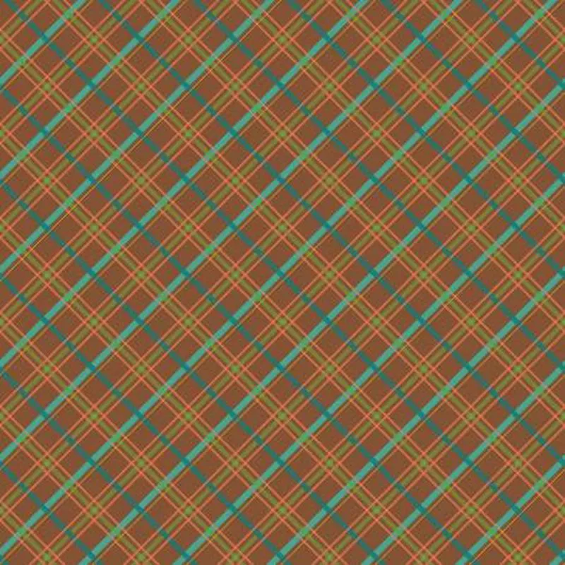 Autumn Afternoon – Plaid Brown