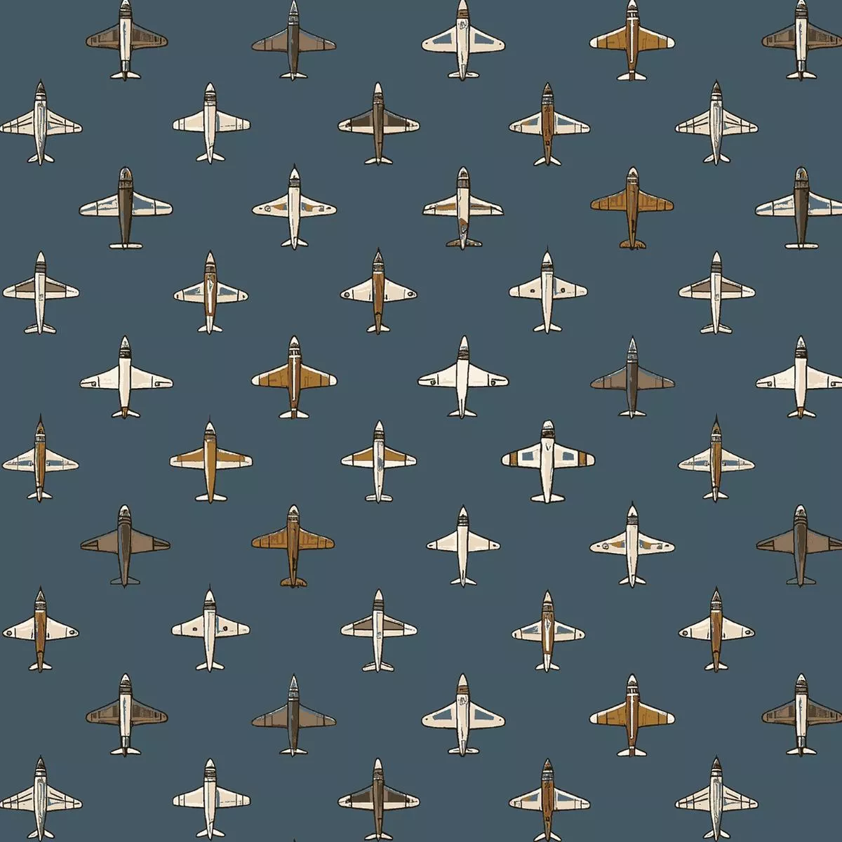 aviator-flying-together-blue-yardage Aviator – Flying Together – Blue Yardage