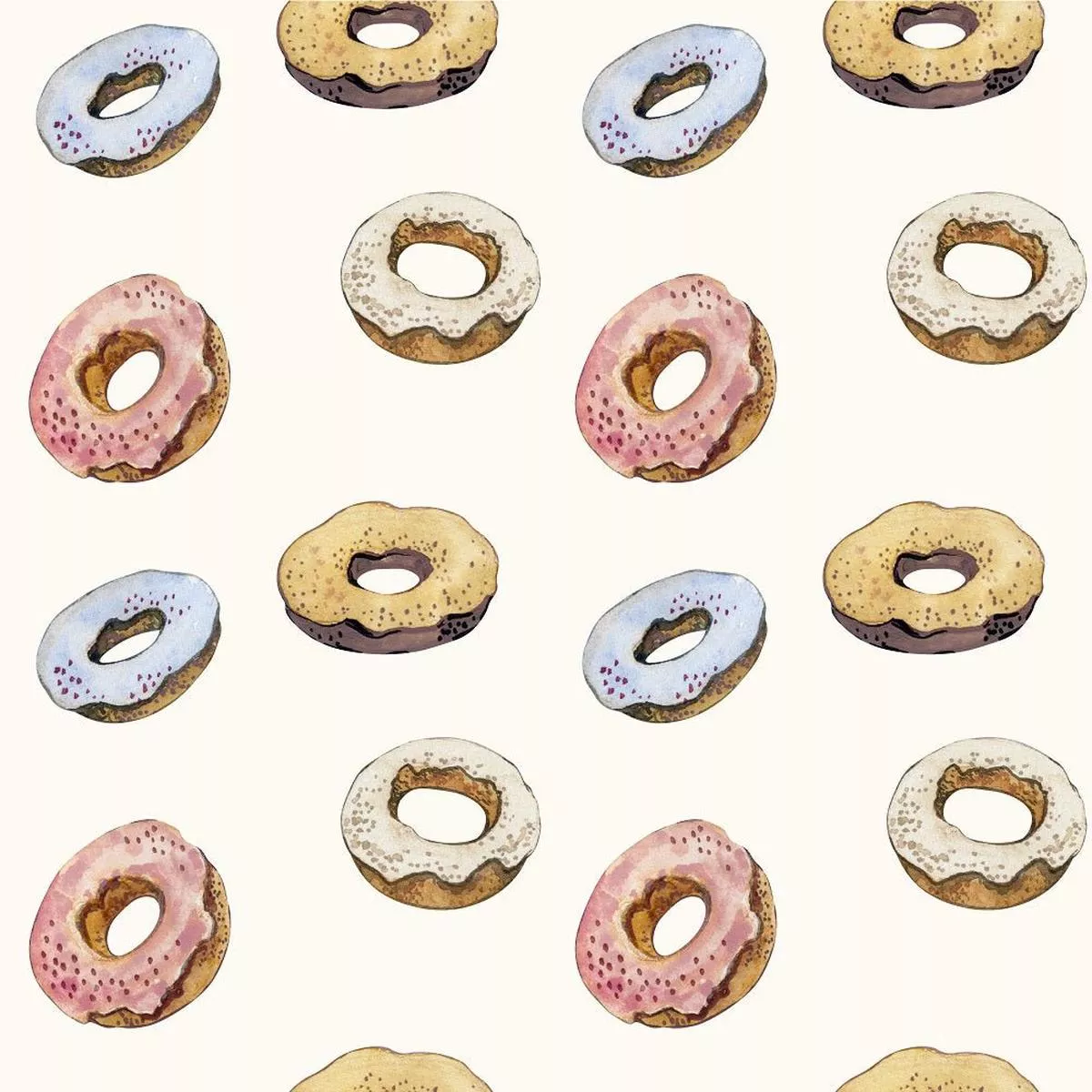 Baker Gnomes Donuts Fabric