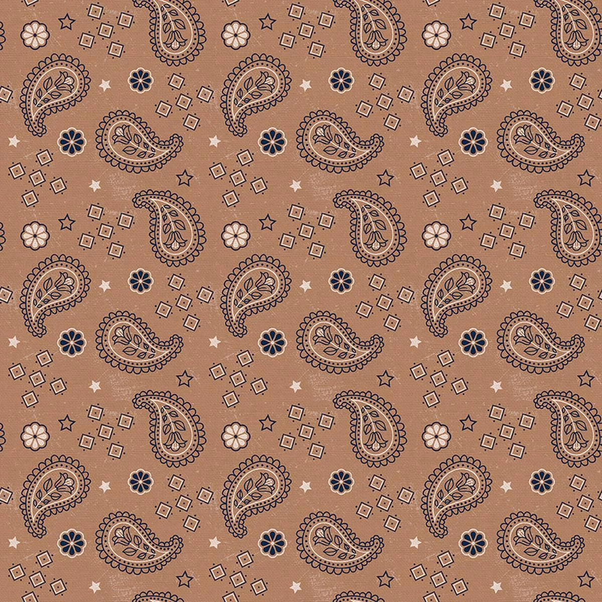 bandana-tan-blue-double-gauze Bandana – Tan/Blue – Double Gauze