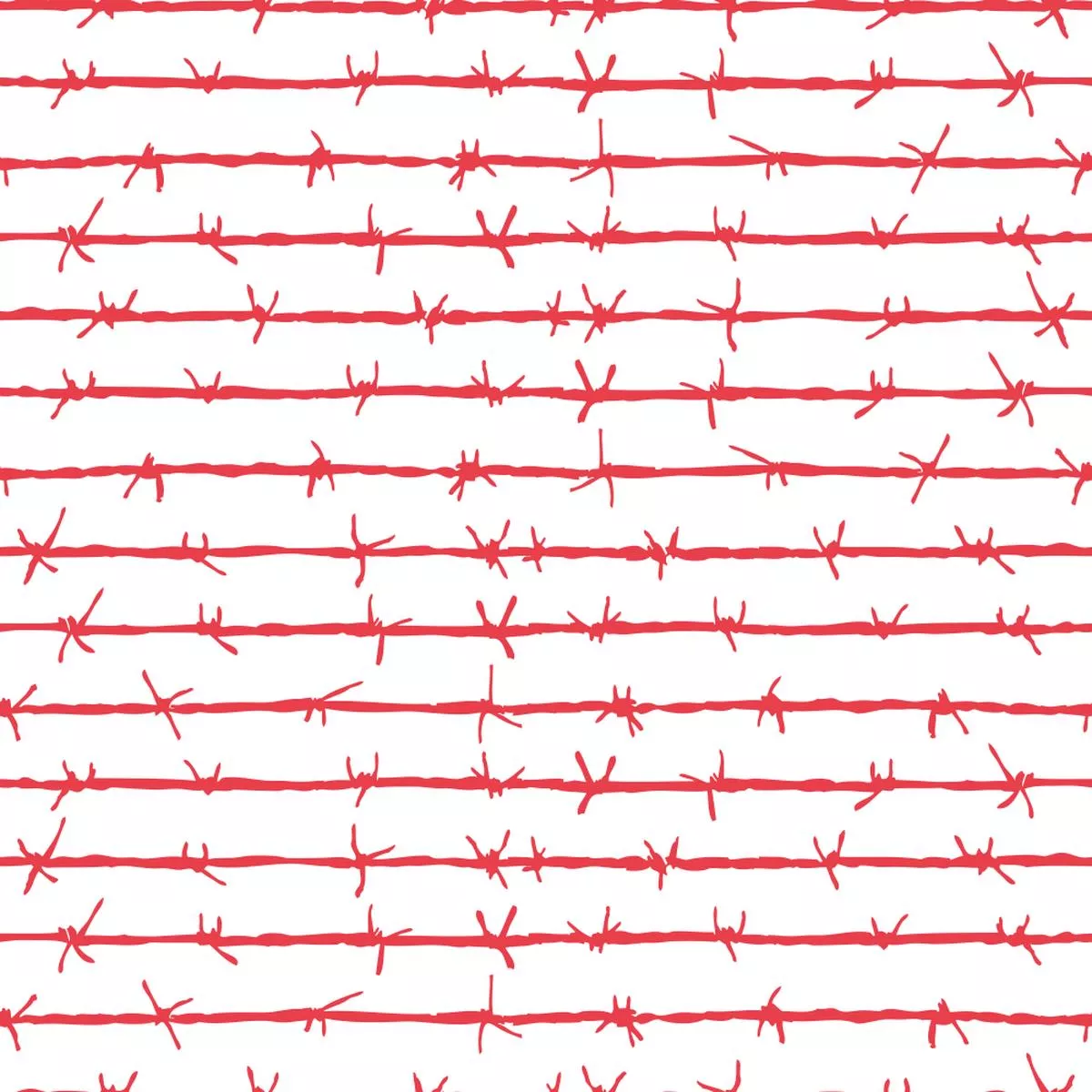 barbed-wire-fabric-red Barbed Wire Fabric – Red