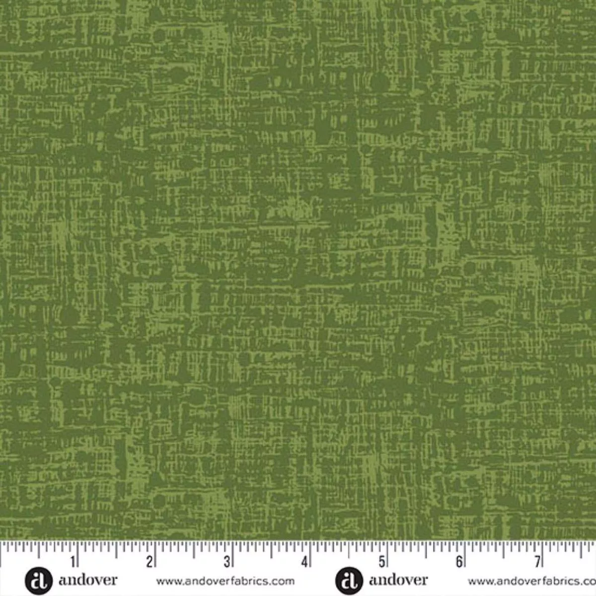 Bark Cloth Green by Makower UK