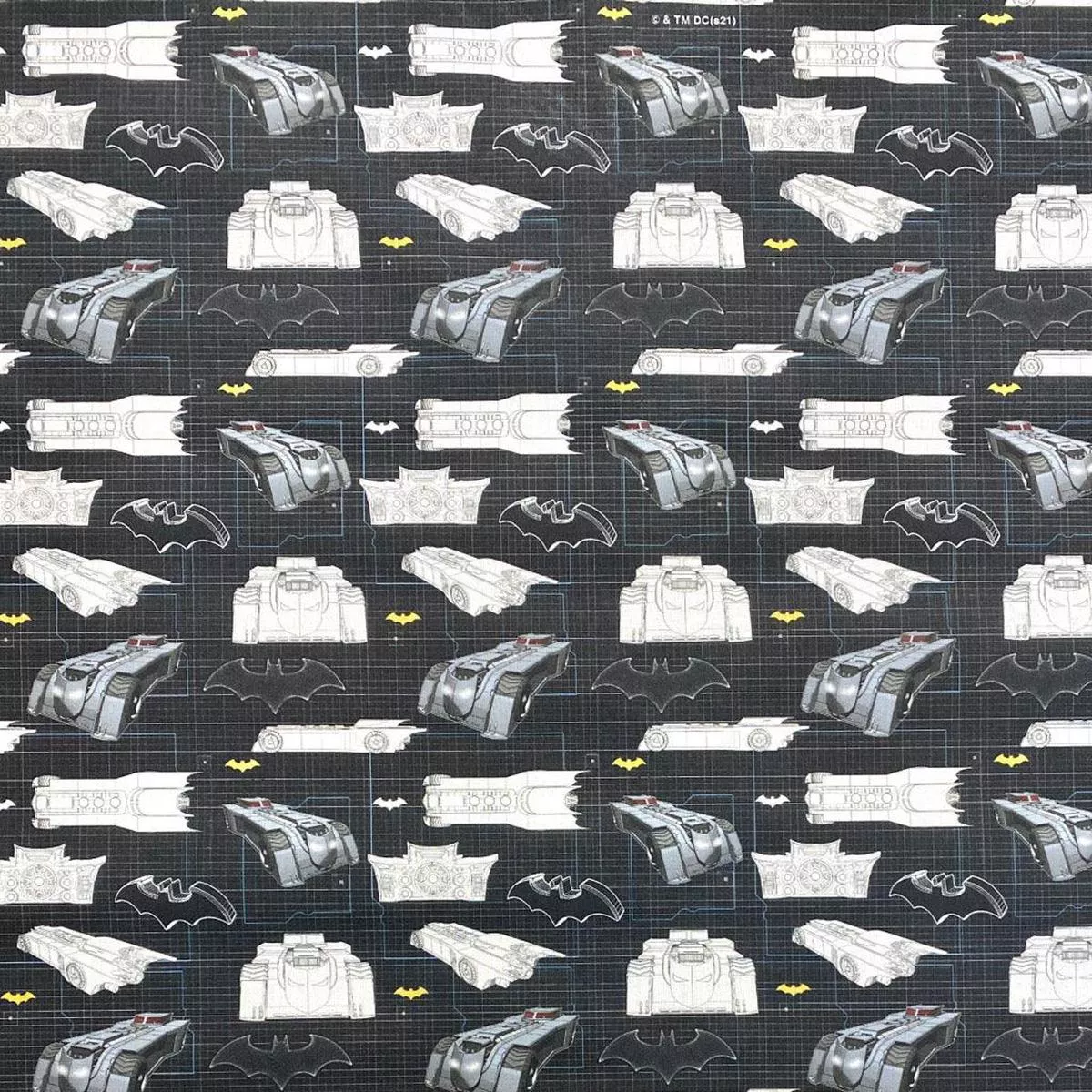 batmobile-cotton-fabric Batmobile Cotton Fabric