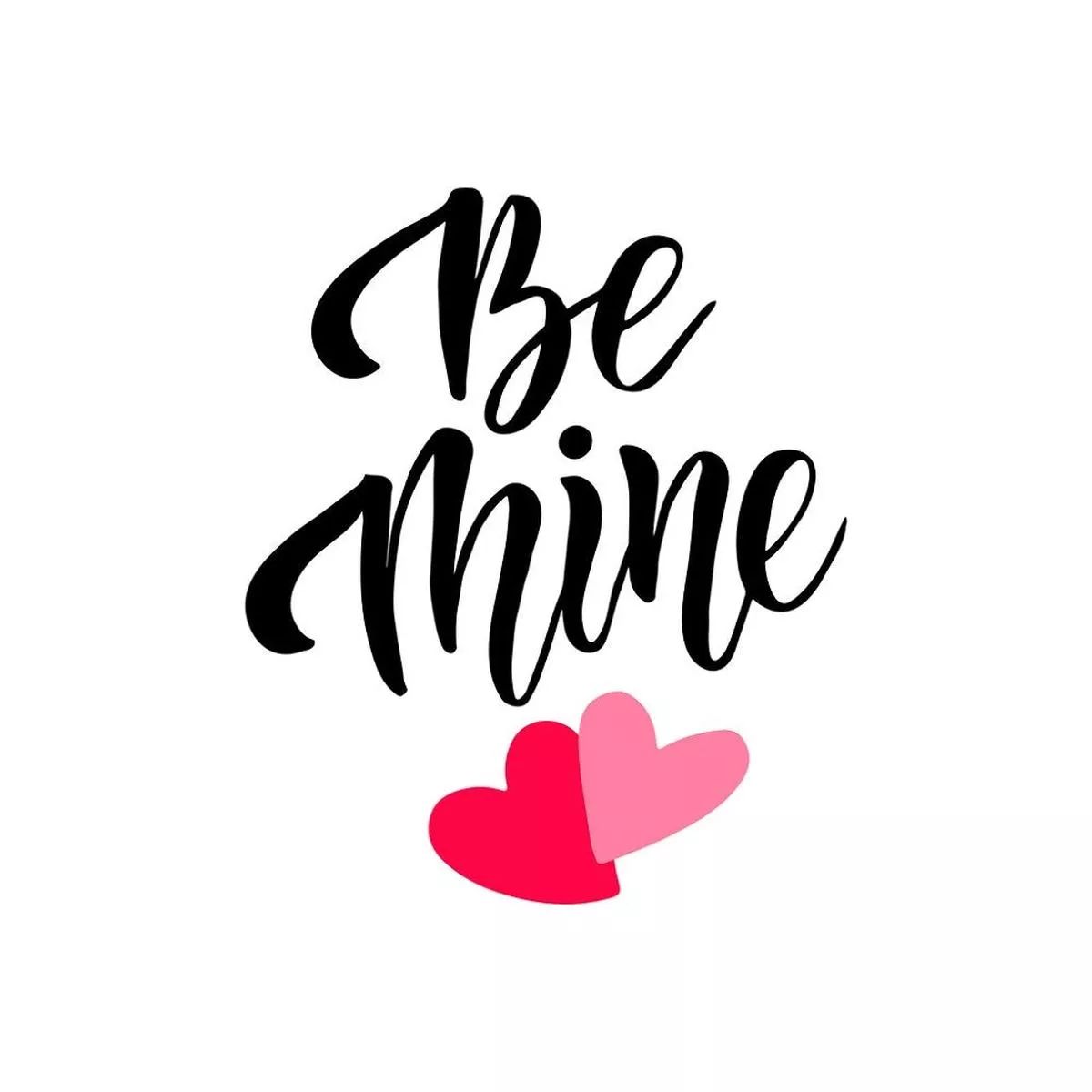 be-mine-valentine-card-fabric-panel Be Mine Valentine Card Fabric Panel