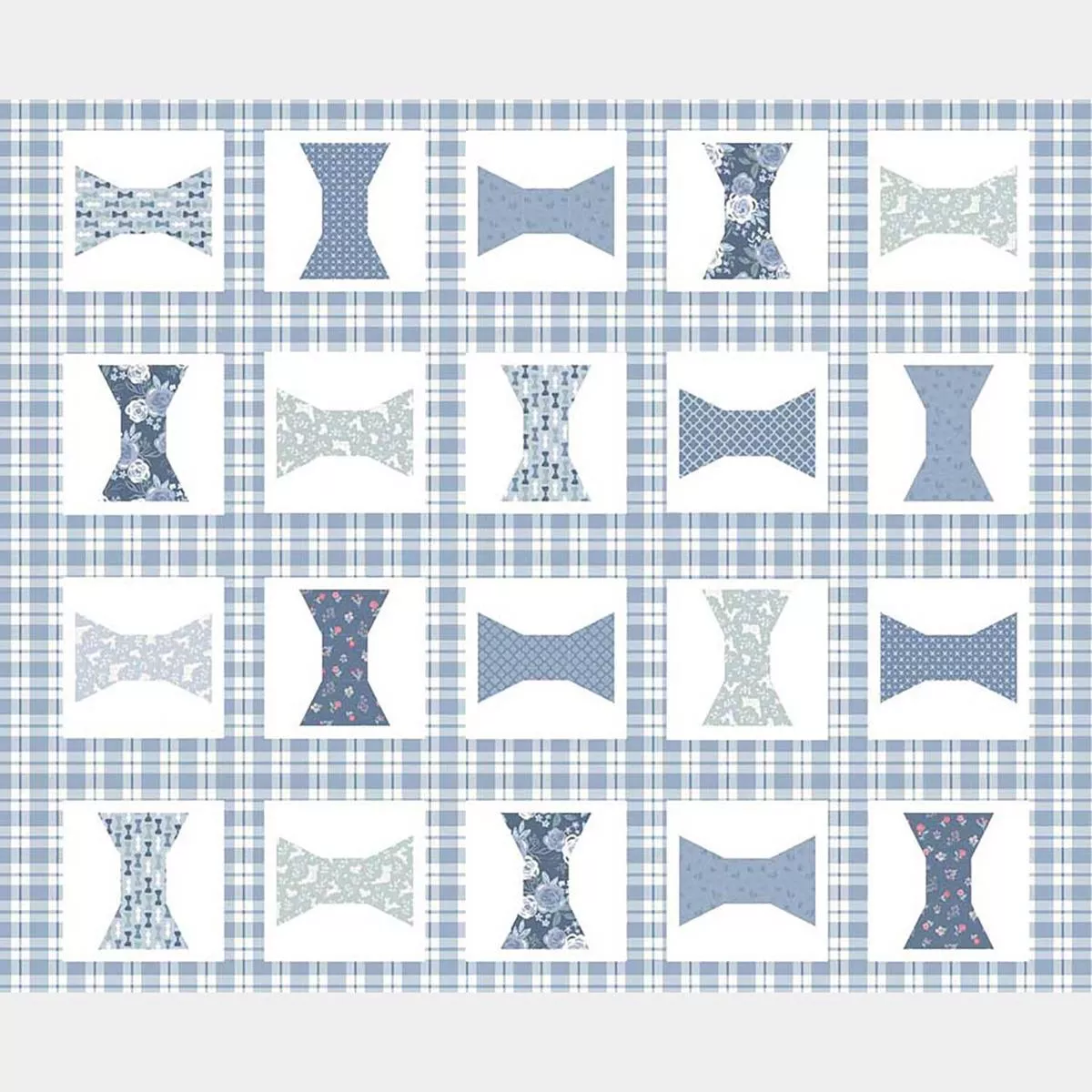 beautiful-bowquets-bowtie-cheater-blocks-blue-panel Beautiful Bowquets – Bowtie Cheater Blocks Blue Panel