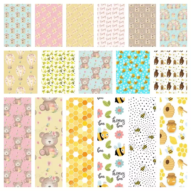 bee-hive-fat-quarter-bundle-17-pieces Bee Hive Fat Quarter Bundle – 17 Pieces
