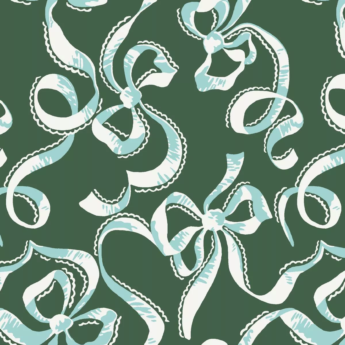 Bella Bow in Hunter Fabric