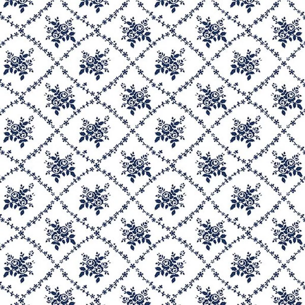 benartex-14648-50-white-navy Benartex – 14648-50 White/Navy