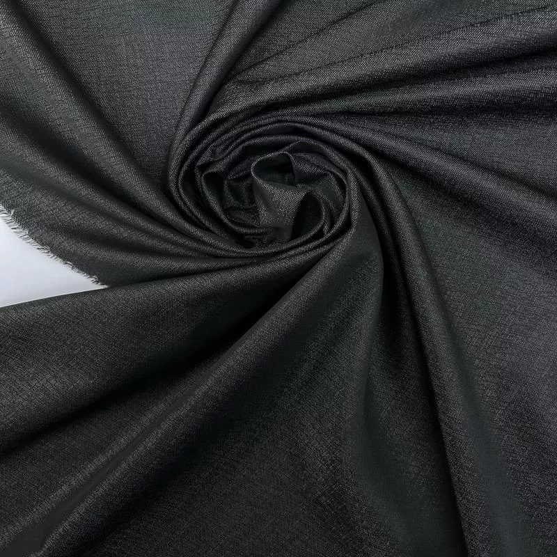 black-jacquard-wool-fabric Black Jacquard Wool Fabric