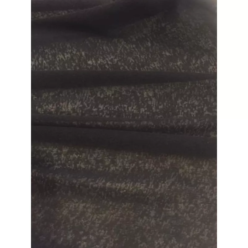 Black Mock Devore Fabric100% Polyester, 155cm Wide