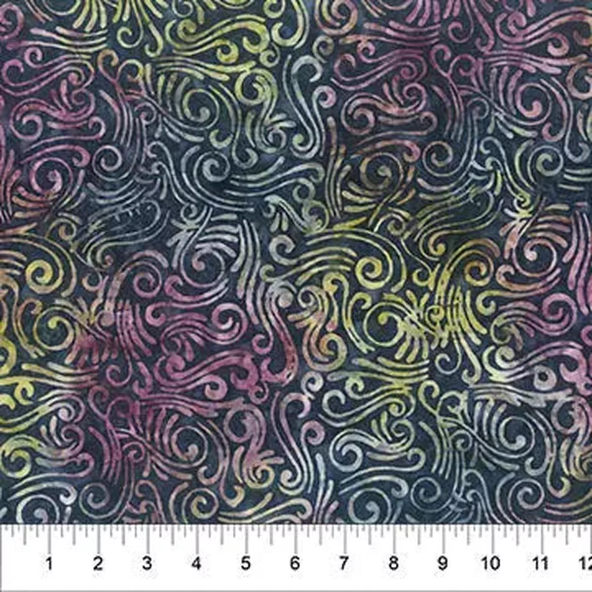 black-prism-colored-swirls-cotton-wideback-fabric-per-yard Black Prism Colored Swirls Cotton Wideback Fabric per yard