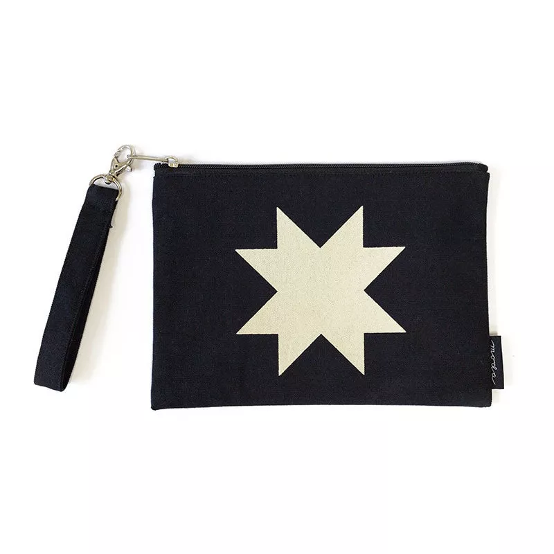 Black Star Zipper Bag
