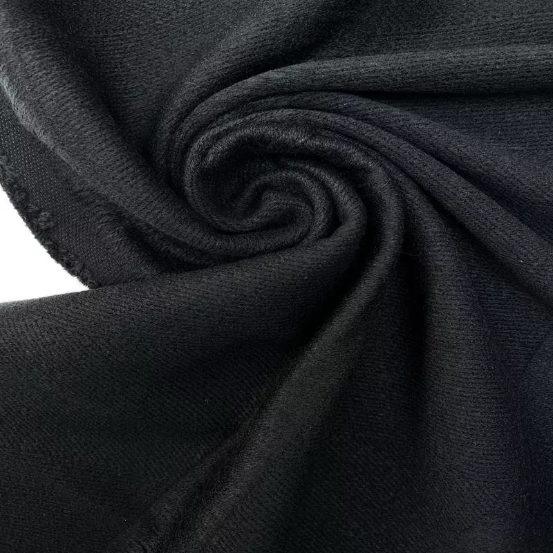 black-tweed-polyester-coat-fabric Black Tweed Polyester Coat Fabric