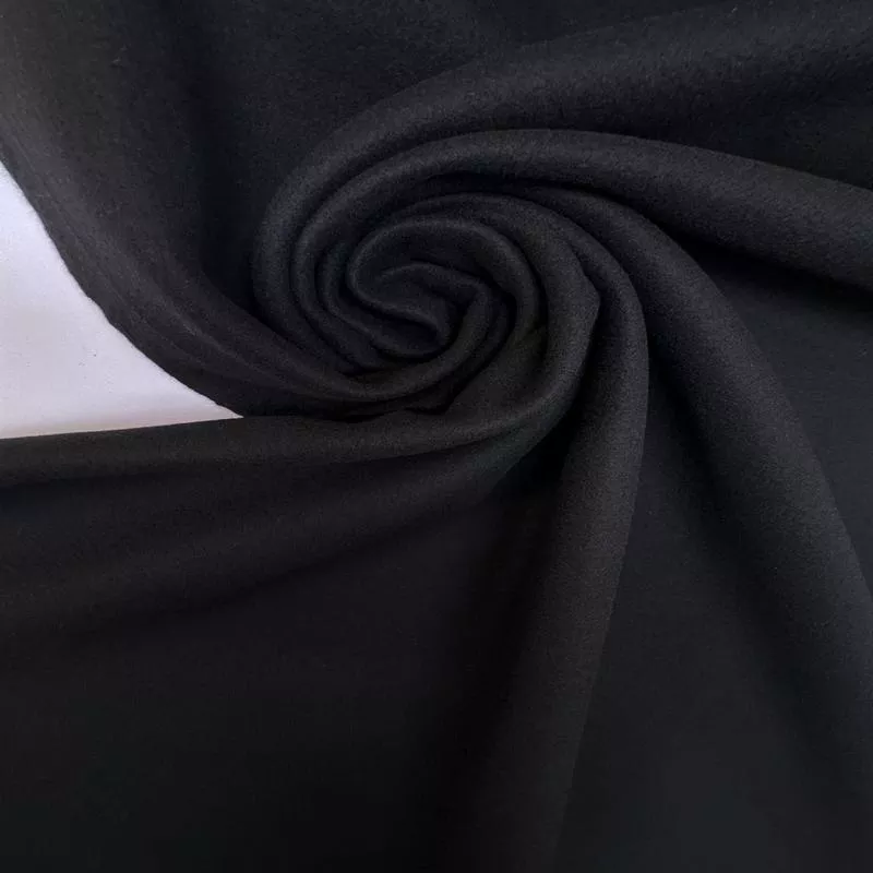 Black Virgin Wool Tweed