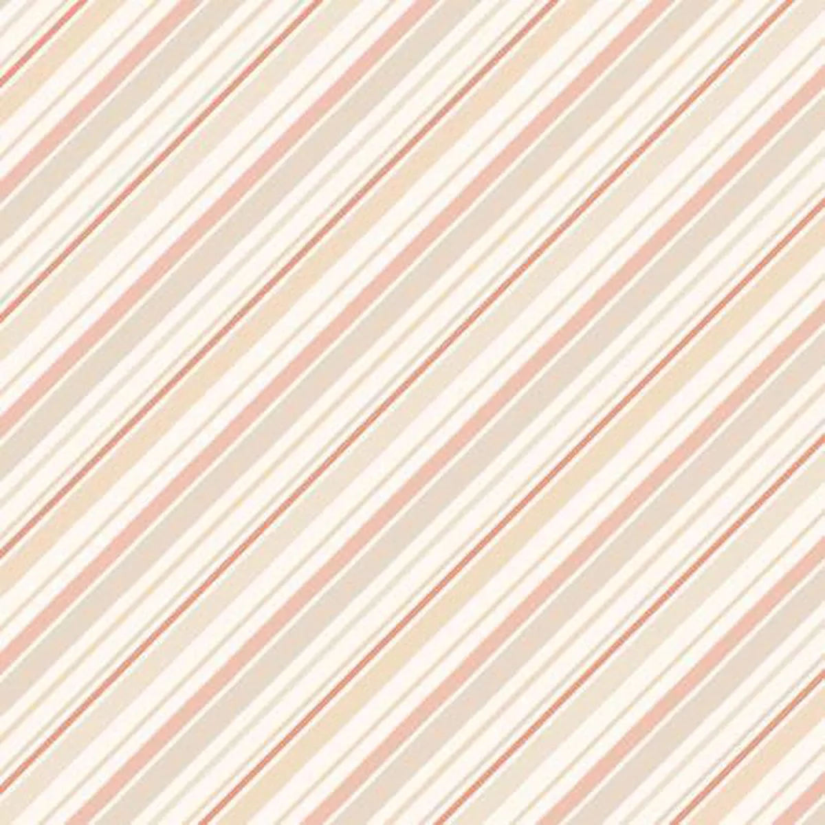 Blessed By Nature 17815-223 CreamPeach Diagonal Stripe