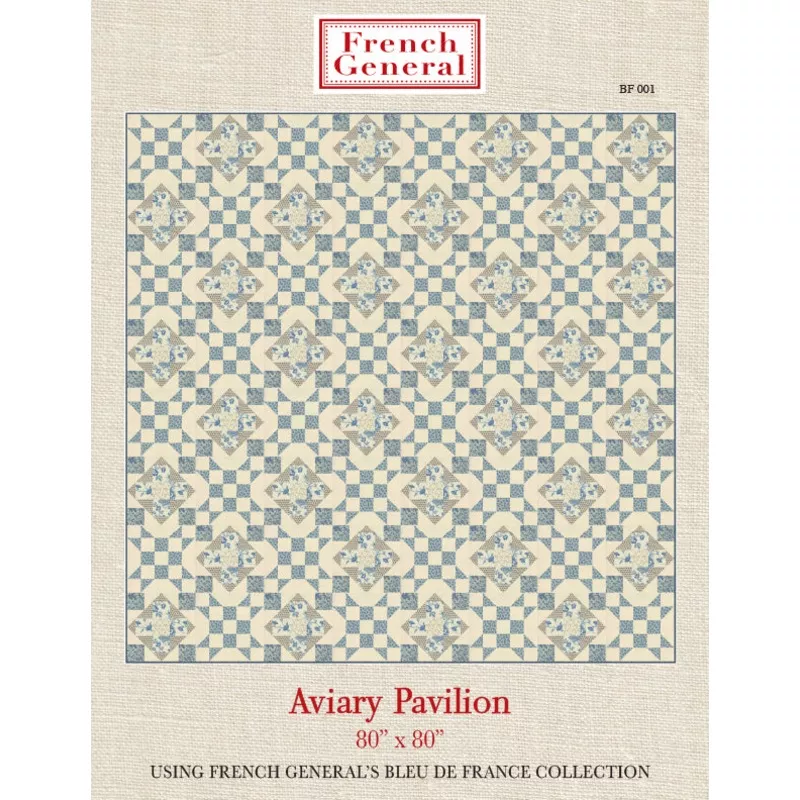 bleu-de-france-quilt-pattern-aviary-pavilion Bleu De France Quilt Pattern – Aviary Pavilion