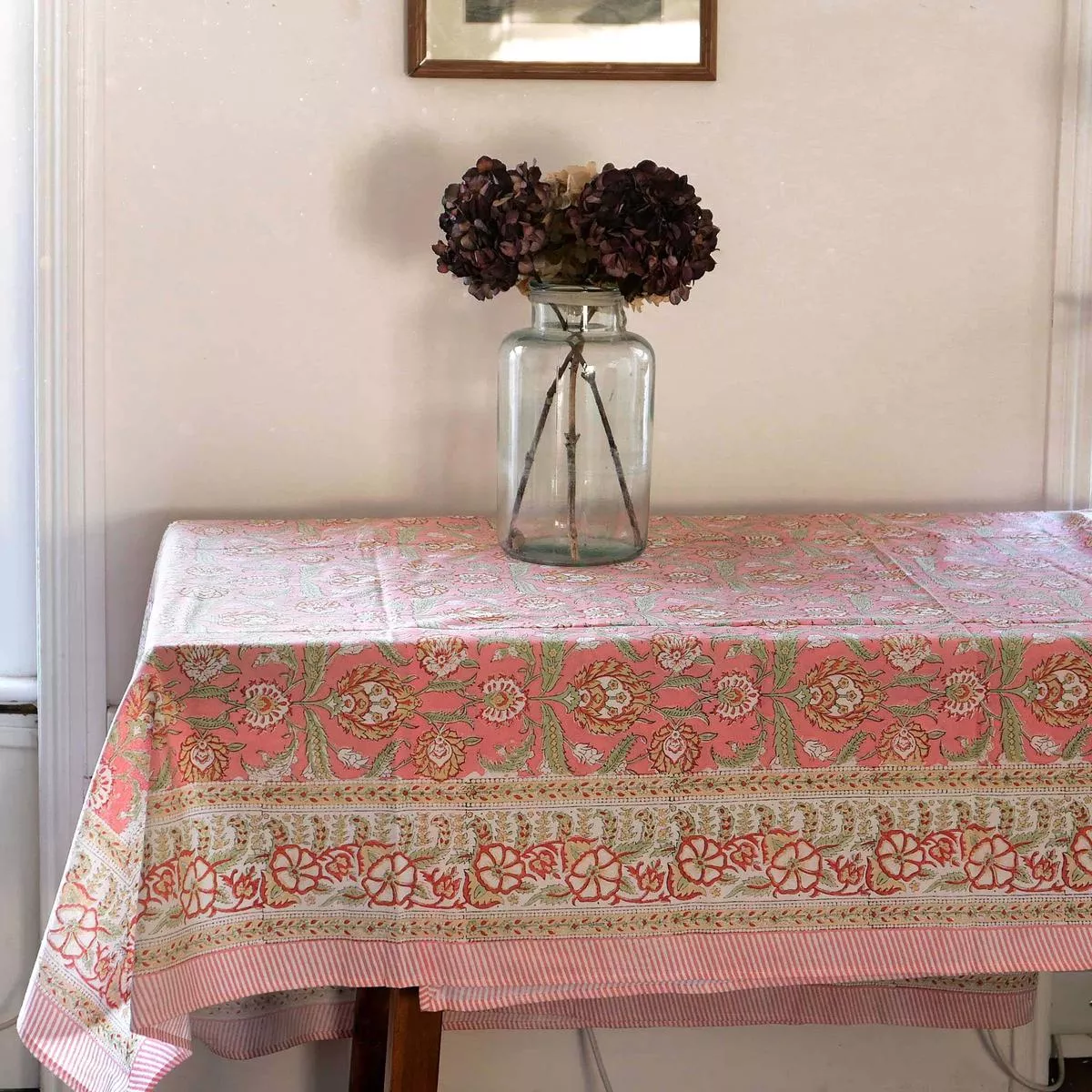 Block Print Tablecloth – Feather