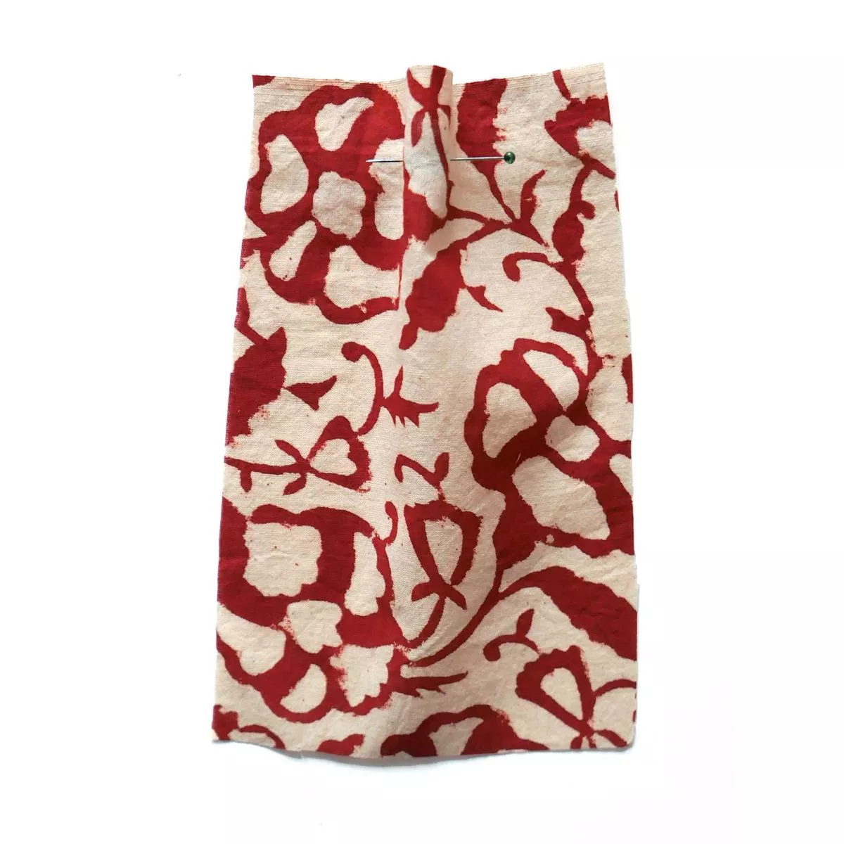 Block Print Viola Red